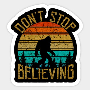 Bigfoot, Don't Stop Believing - VINTAGE Sticker